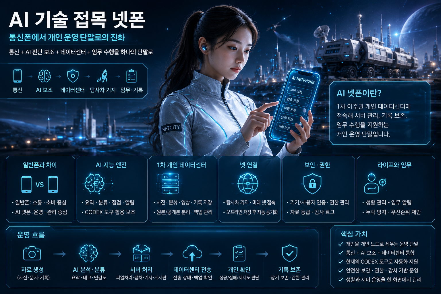 [모바일/기기] 통신폰을 넘어 운영 단말로, AI 기술 접목 넷폰의 미래 대표 이미지