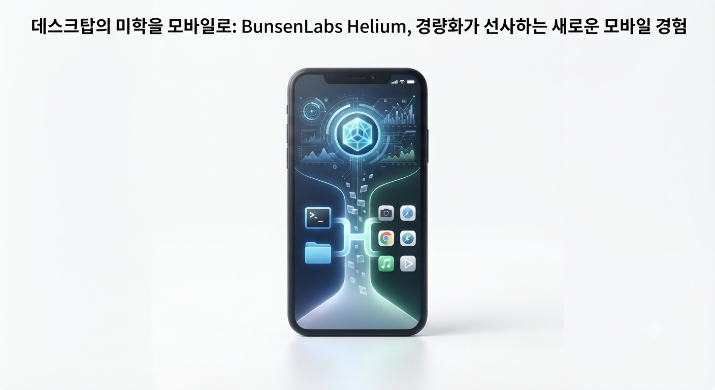 [기획 기사] 데스크탑의 미학을 모바일로: BunsenLabs Helium, 경량화가 선사하는 새로운 모바일 경험 대표 이미지