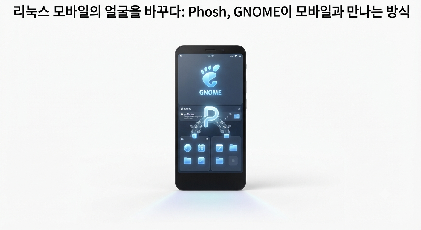 [기획 기사] 리눅스 모바일의 얼굴을 바꾸다: Phosh, GNOME이 모바일과 만나는 방식 대표 이미지