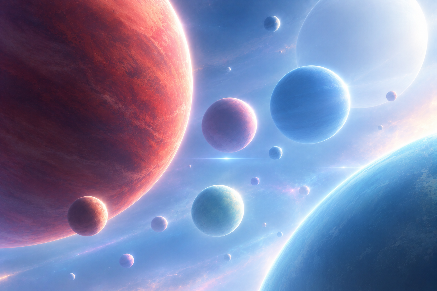 과거 우주의 거대 행성(Planet)구조와 그 특성, 과거의 우주는?