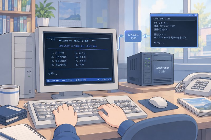 오래된 통신의 온기를 다시 켜다, 한 대의 PC에서 시작한 추억의 BBS